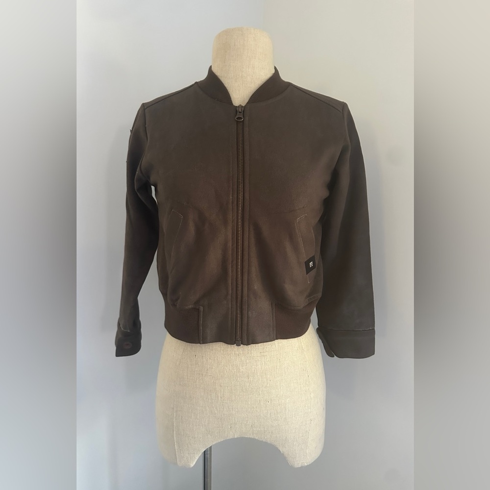 IKKS: Brown Bomber Boy Jacket